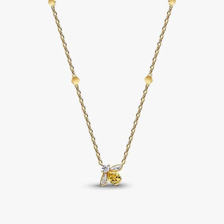 Pandora Honey Bee Pendant Necklace