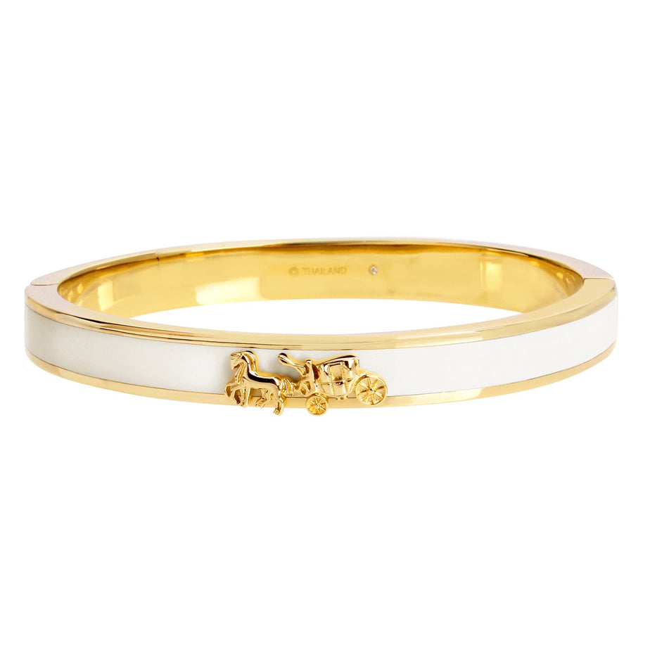 COACH Signature Enamel Bangle Bracelet