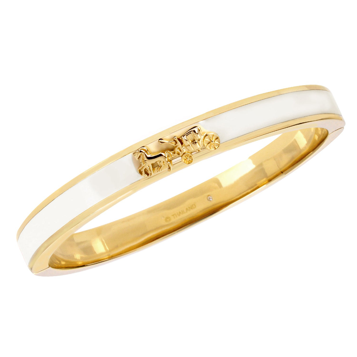 COACH Signature Enamel Bangle Bracelet