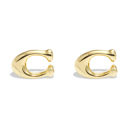 COACH Signature C Stud Earrings
