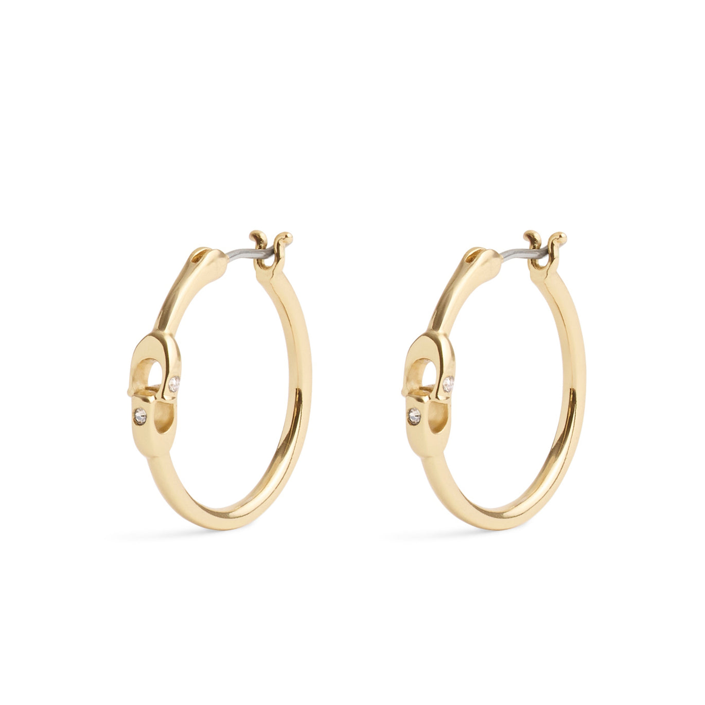 COACH Gold Hoops