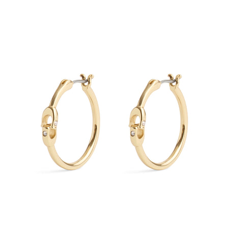 COACH Gold Hoops