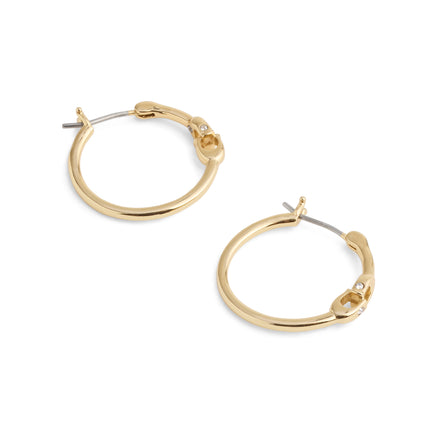 COACH Gold Hoops