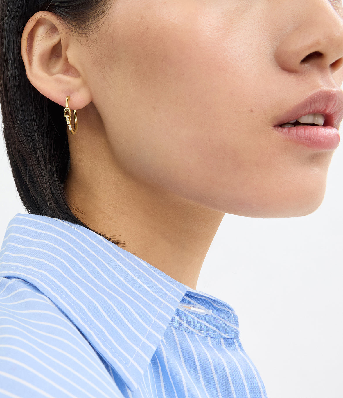 COACH Gold Hoops