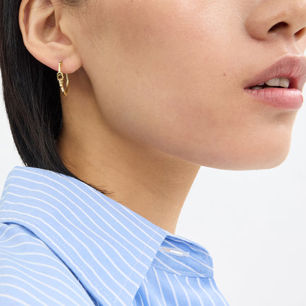 COACH Gold Hoops