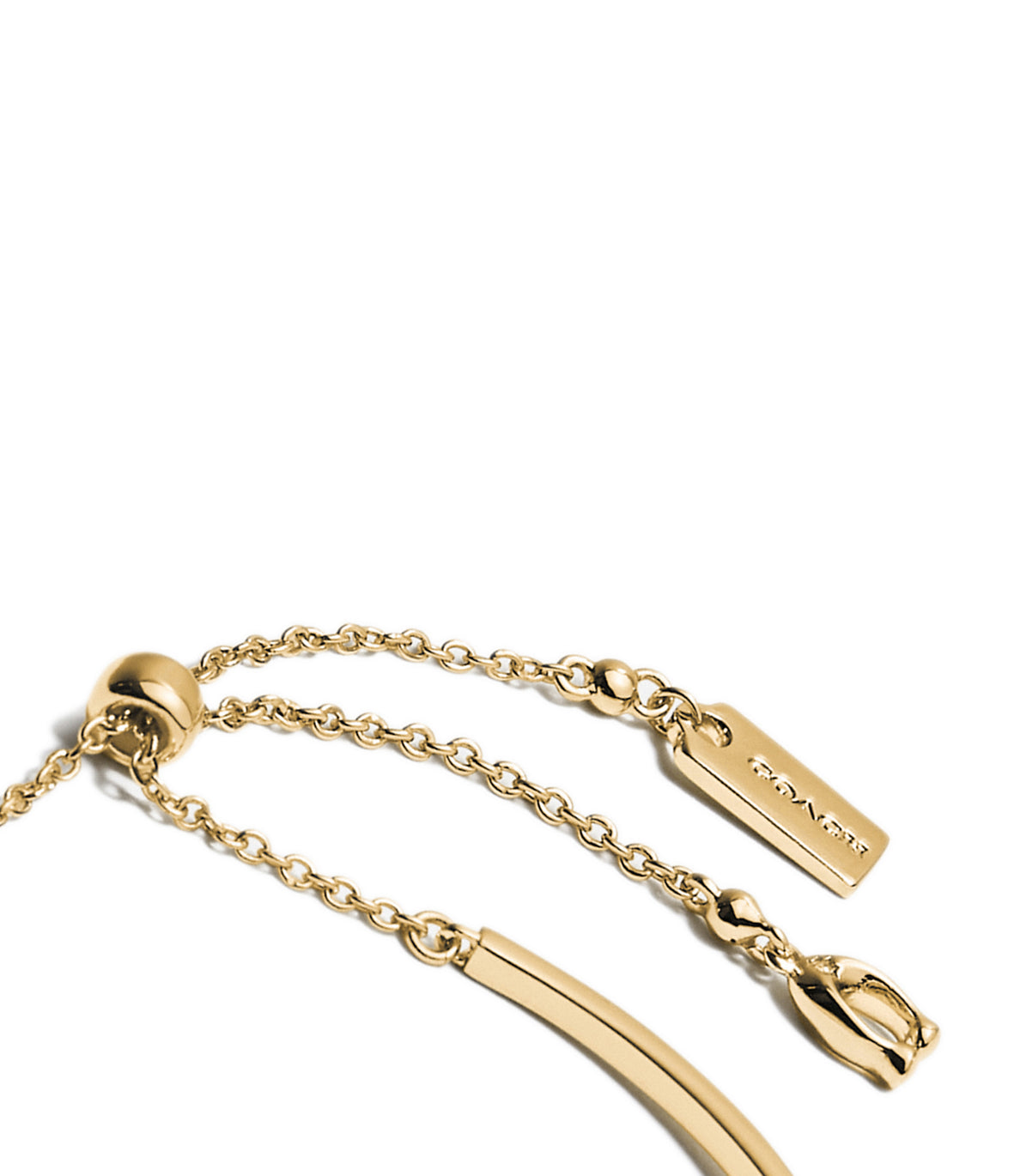COACH Slider Bracelet Gold