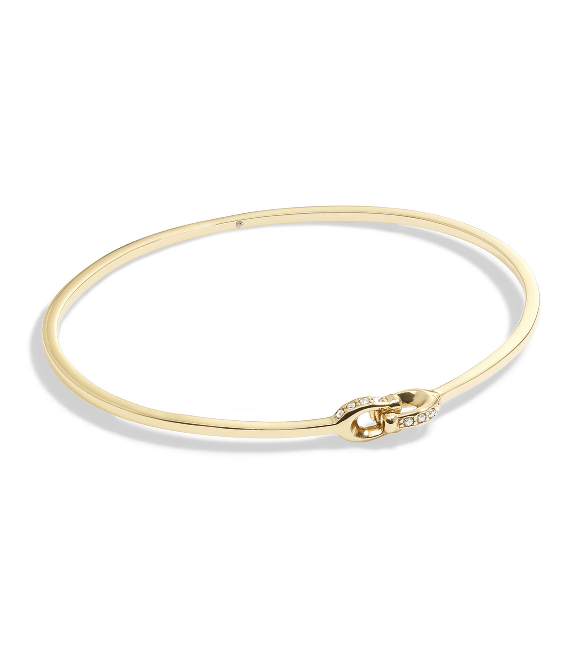 COACH Interlinked Pave C Bangle Gold