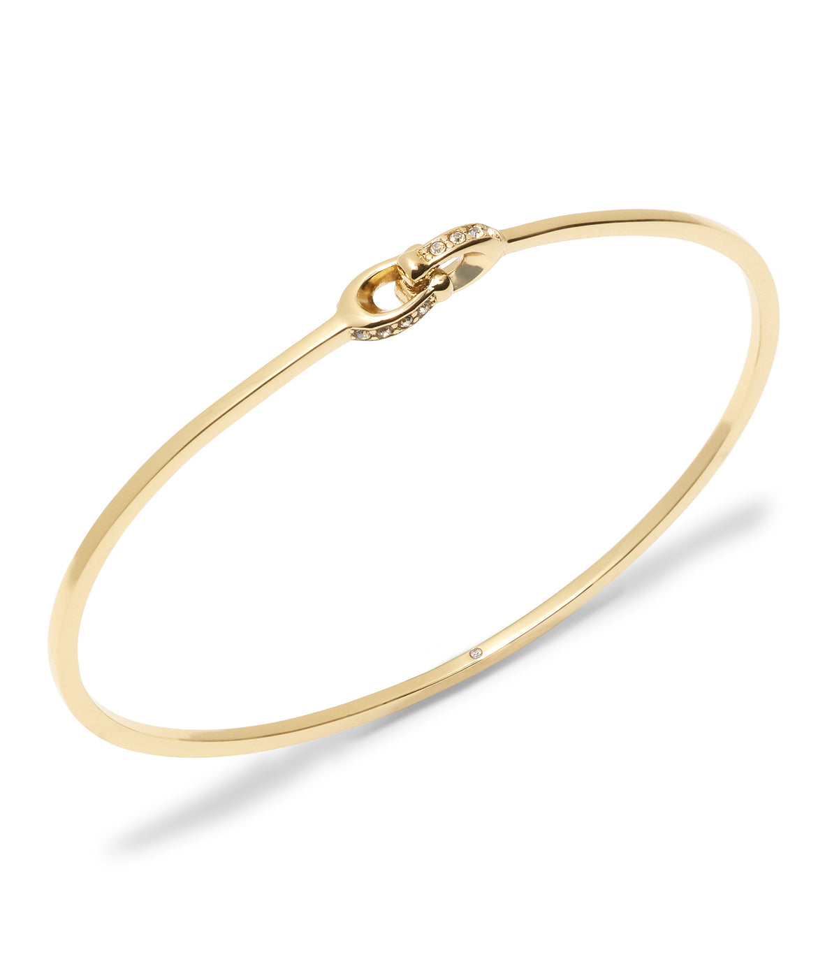 COACH Interlinked Pave C Bangle Gold
