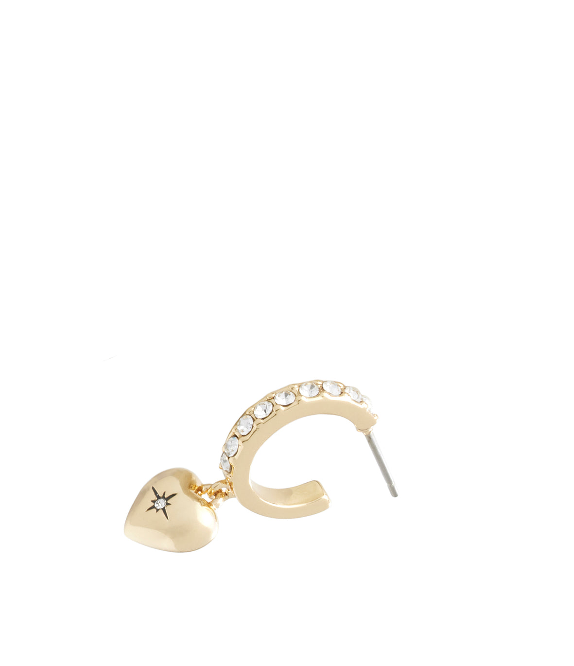 COACH Star and Heart Huggie Hoops