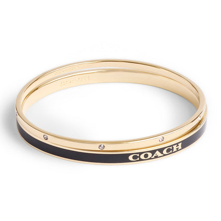 COACH Signature Duo Bangle Boxed Set