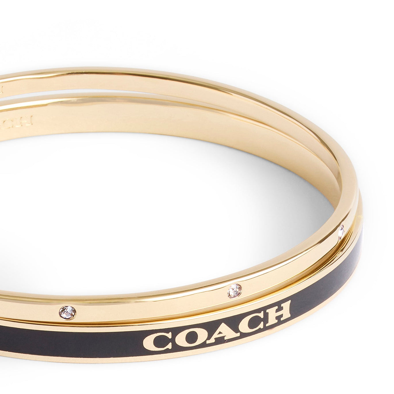 COACH Signature Duo Bangle Boxed Set