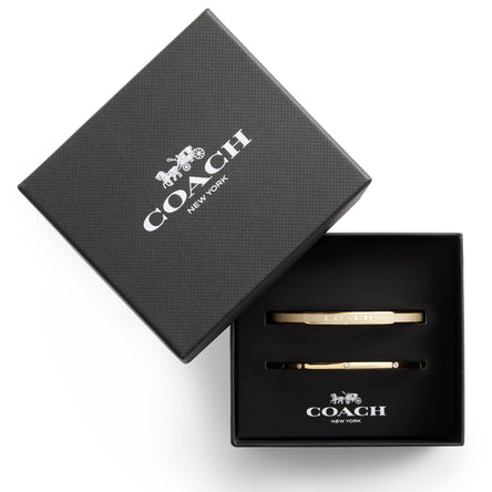 COACH Duo Bangle Set Cream