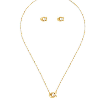 COACH Signature Pearl Jewellery Set