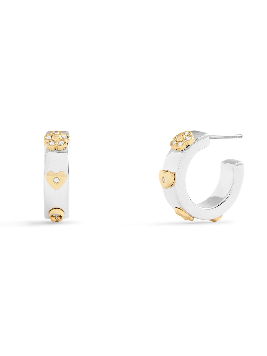 COACH Signature Hoop Earrings