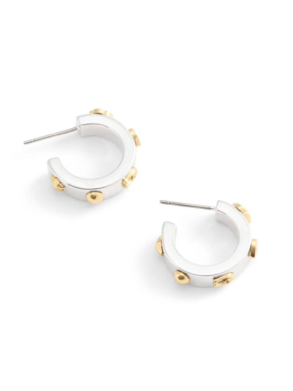 COACH Signature Hoop Earrings