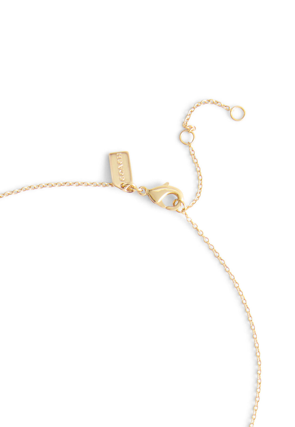 COACH Signature Cherry Novelty Short Pendant Necklace