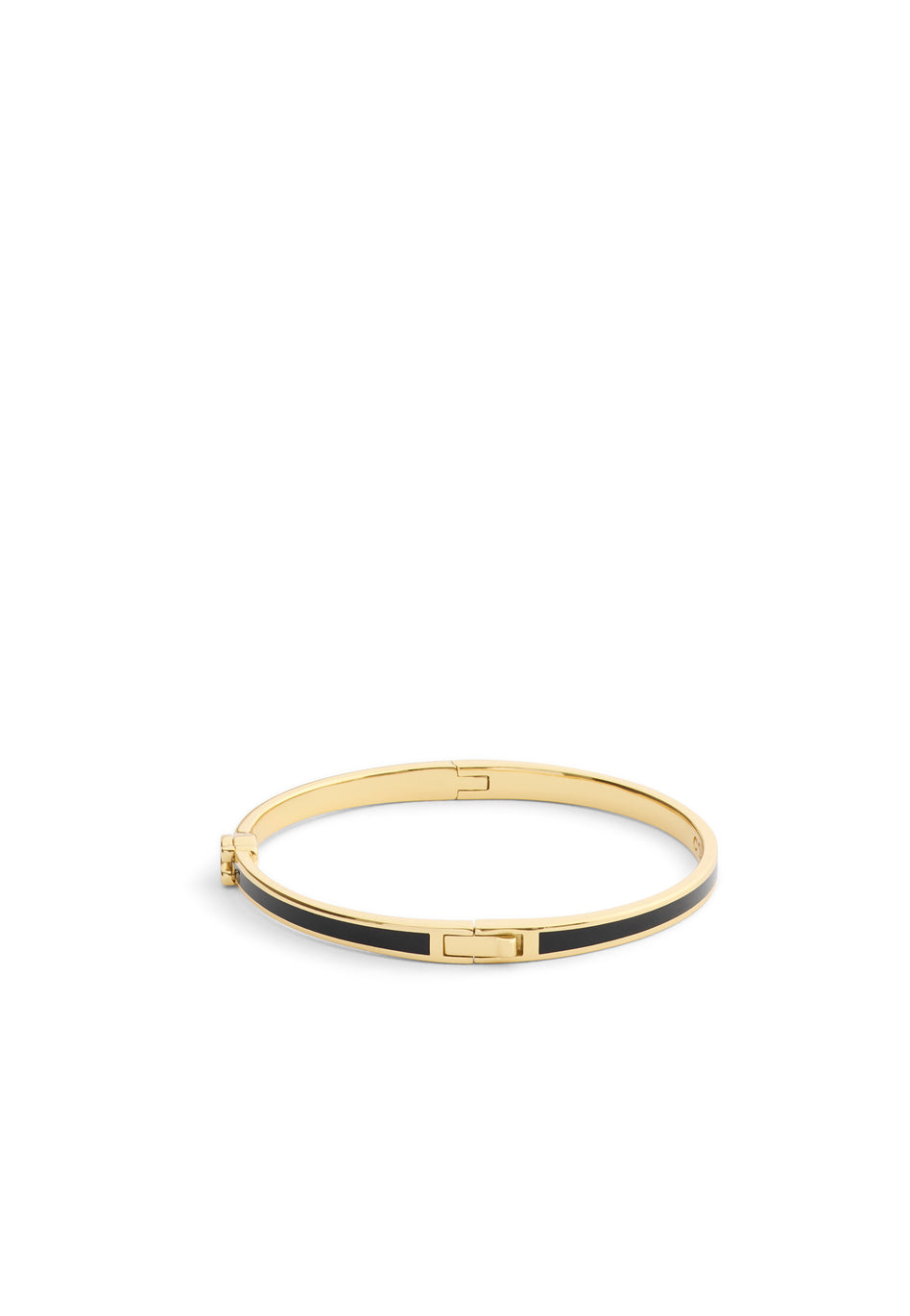 COACH Gold Plated Enamel Hinged Bangle