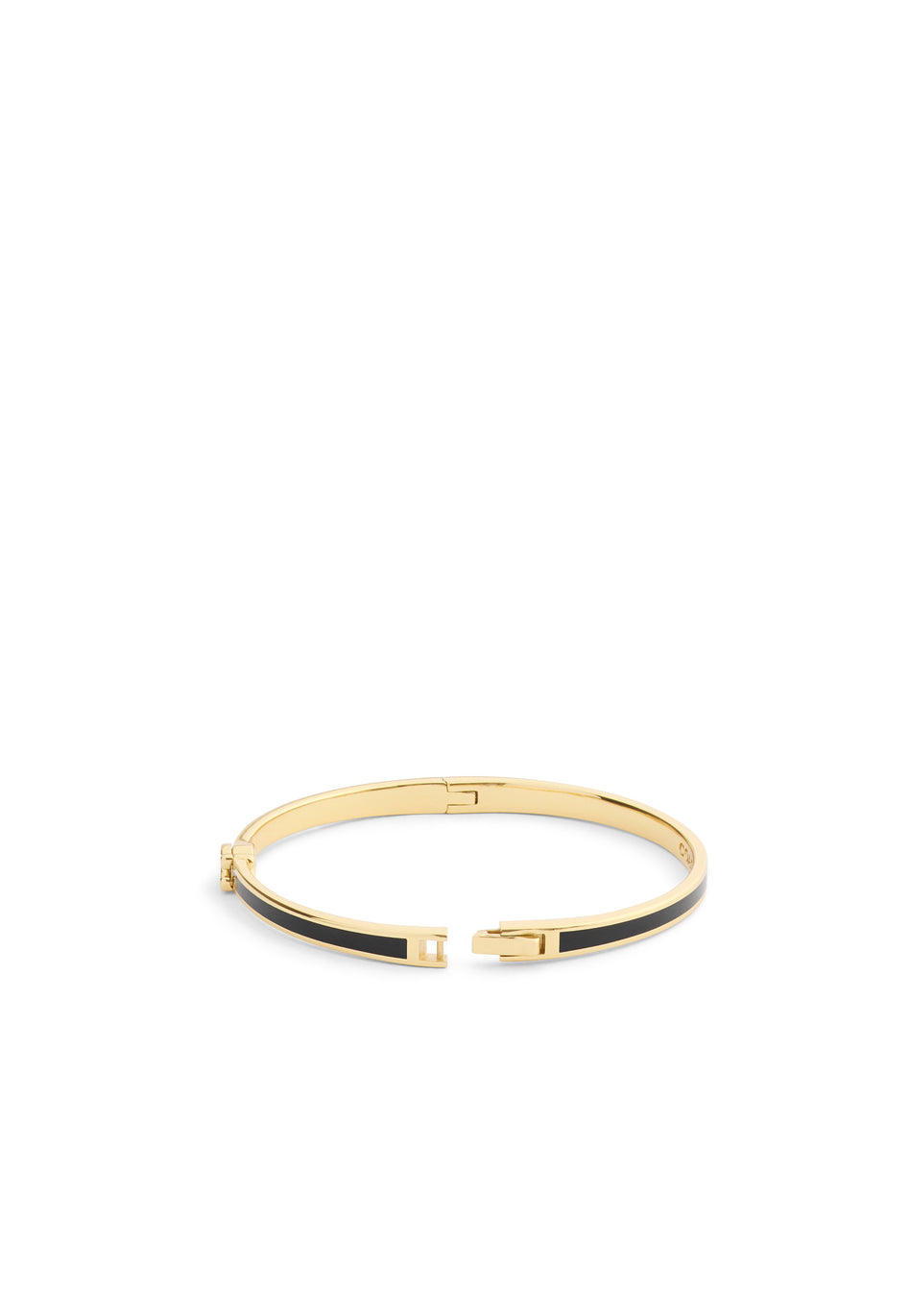 COACH Gold Plated Enamel Hinged Bangle
