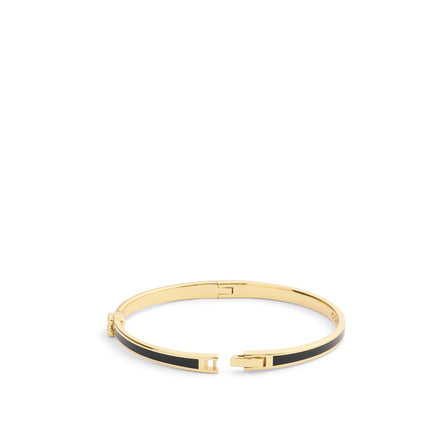 COACH Gold Plated Enamel Hinged Bangle