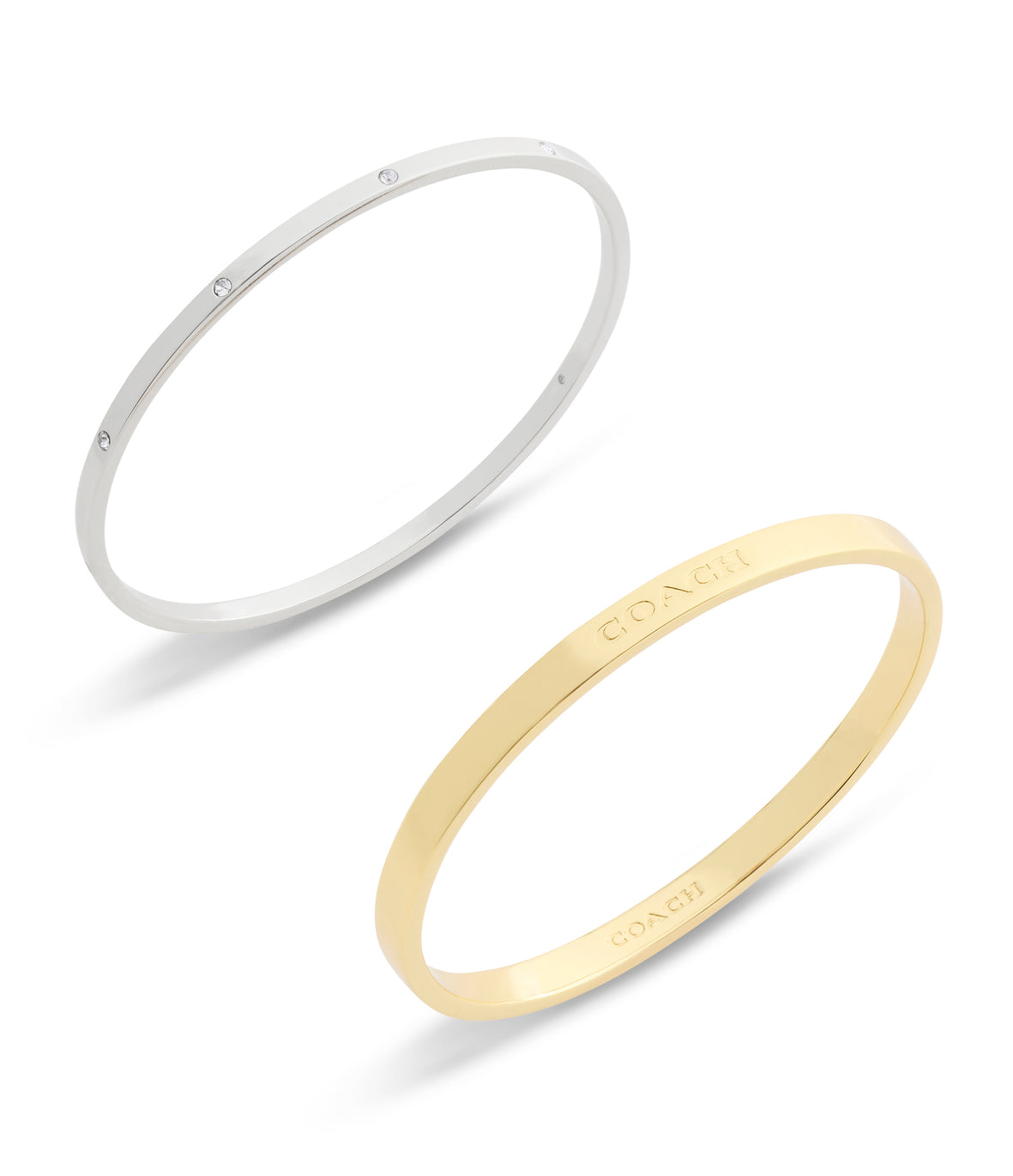 COACH Mixed Metal Bangle Set