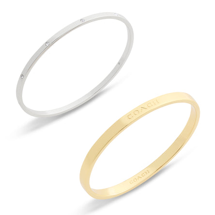 COACH Mixed Metal Bangle Set