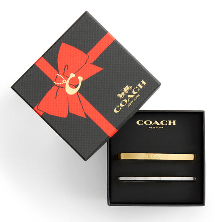 COACH Mixed Metal Bangle Set
