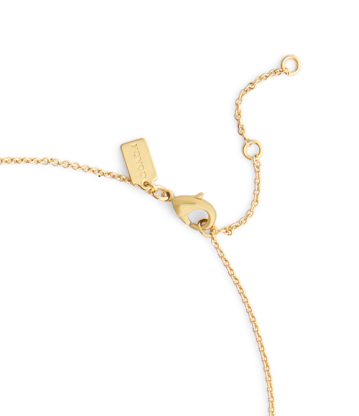 COACH Signature Mini Cherry Novelty Short Pendant Necklace