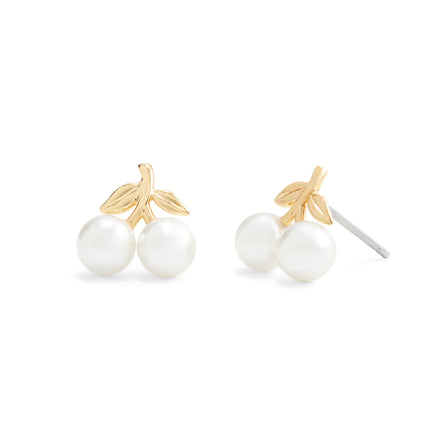COACH Pearl Cherry Stud Earrings