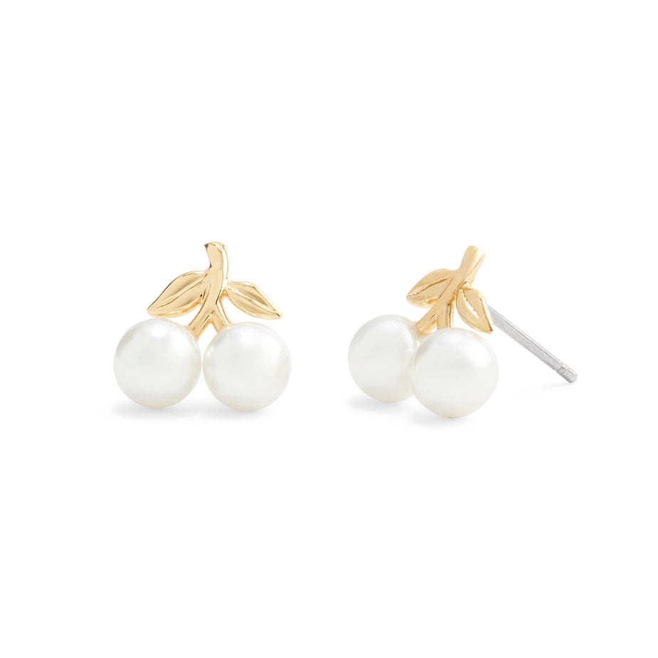 COACH Pearl Cherry Stud Earrings