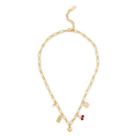COACH Cherry Mix Charm Necklace