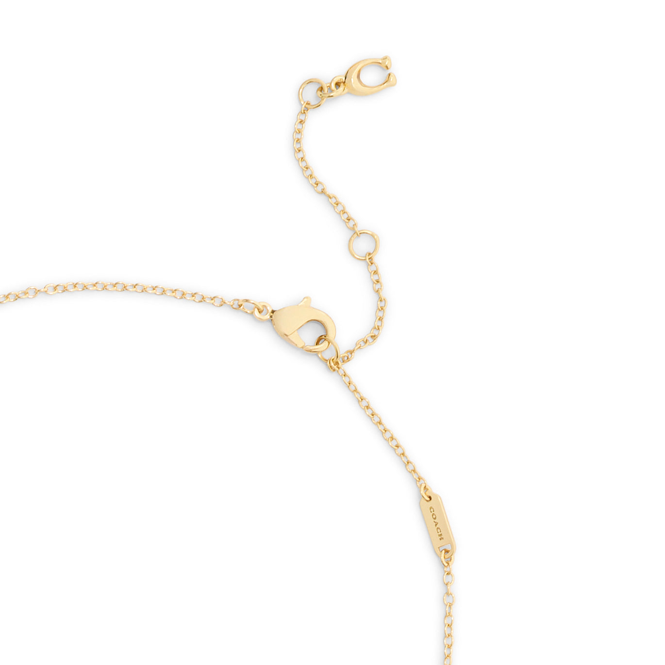 COACH Crystal Heart Necklace & Earrings Set
