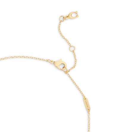 COACH Crystal Heart Necklace & Earrings Set
