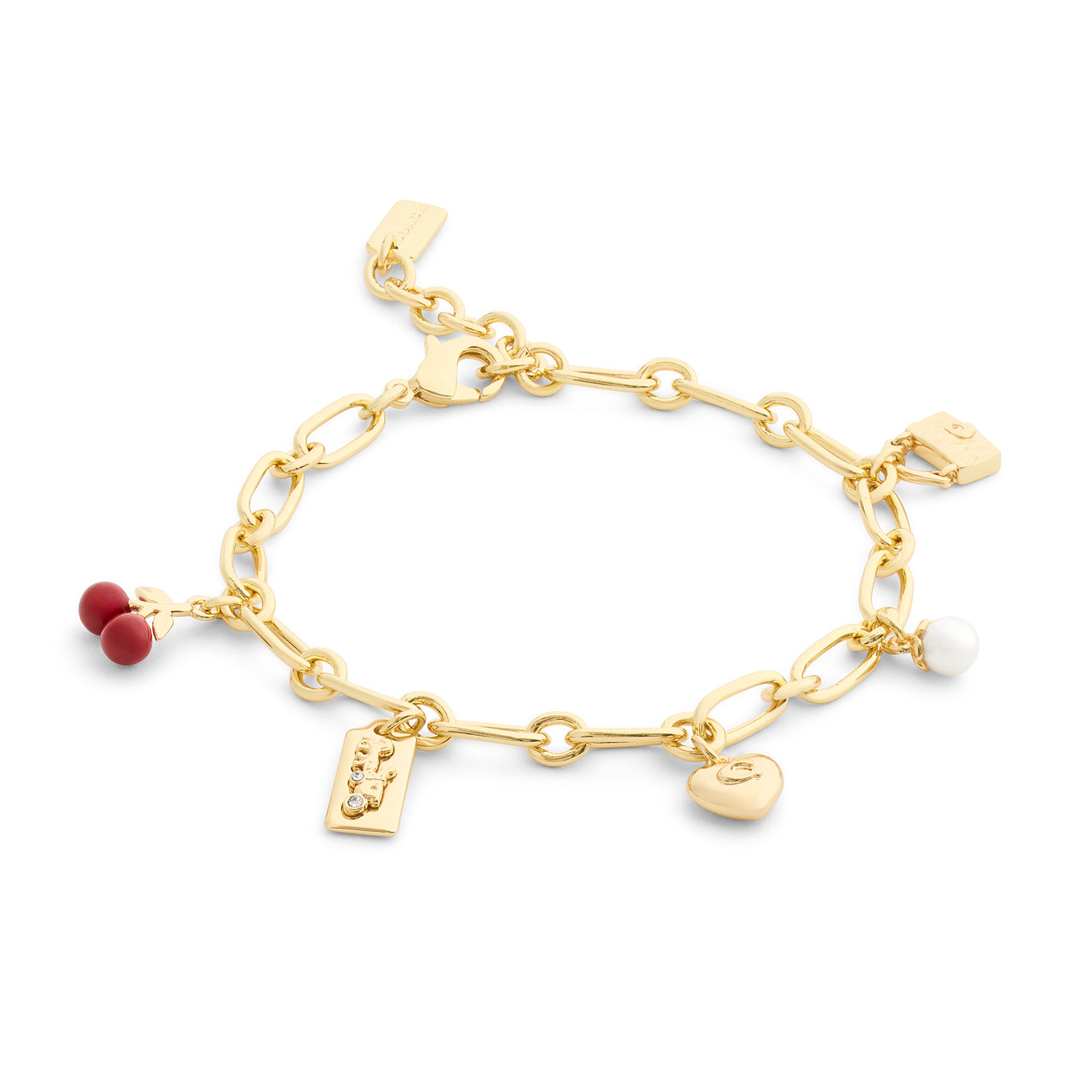 COACH Cherry Mixed Charm Bracelet