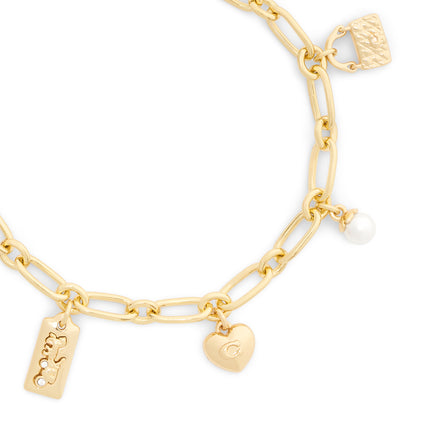 COACH Cherry Mixed Charm Bracelet