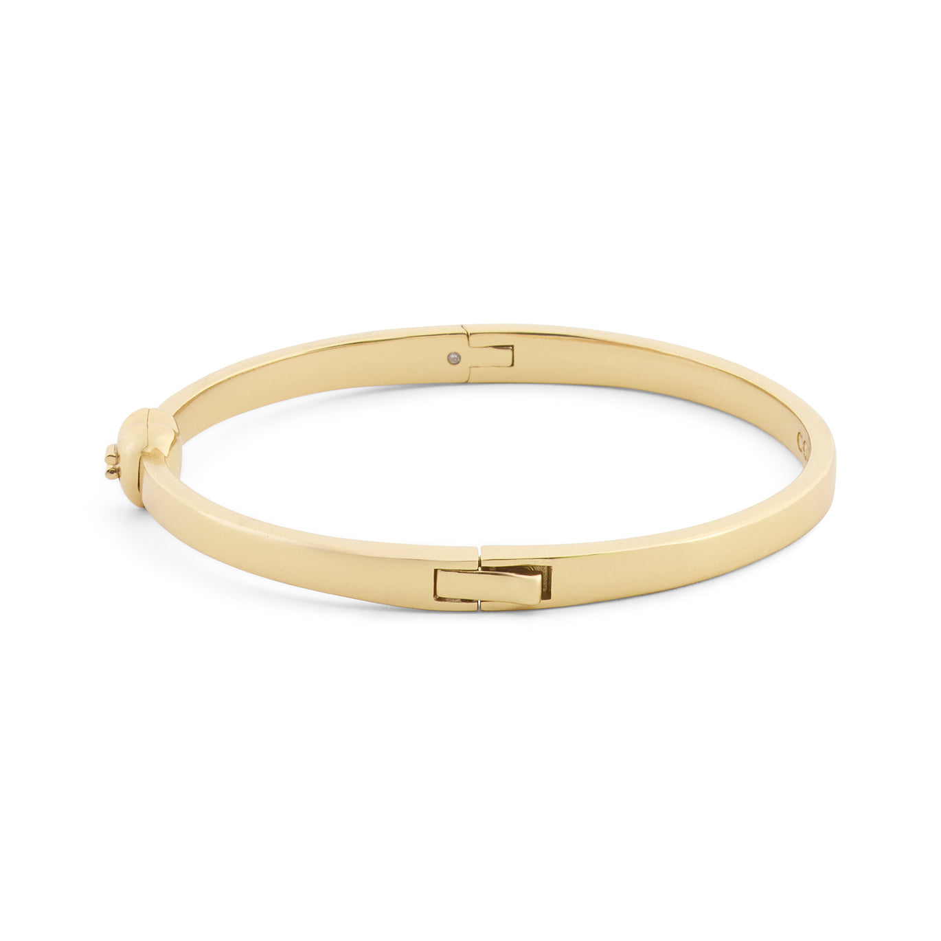 COACH Heart Hinged Bangle