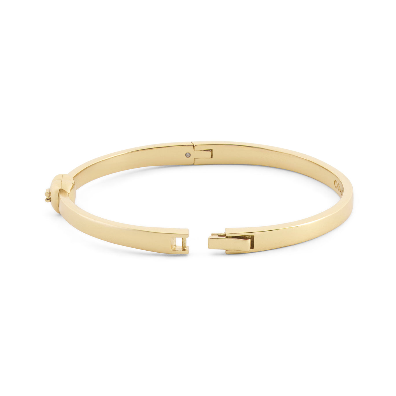 COACH Heart Hinged Bangle