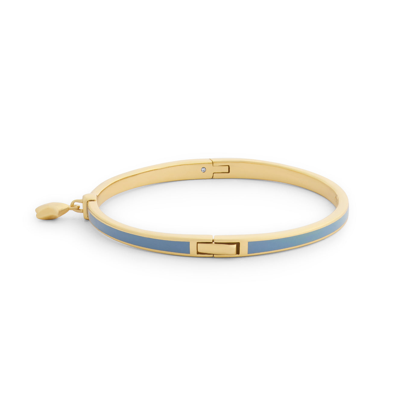 Coach Gold Plated Blue Enamel Star Bangle