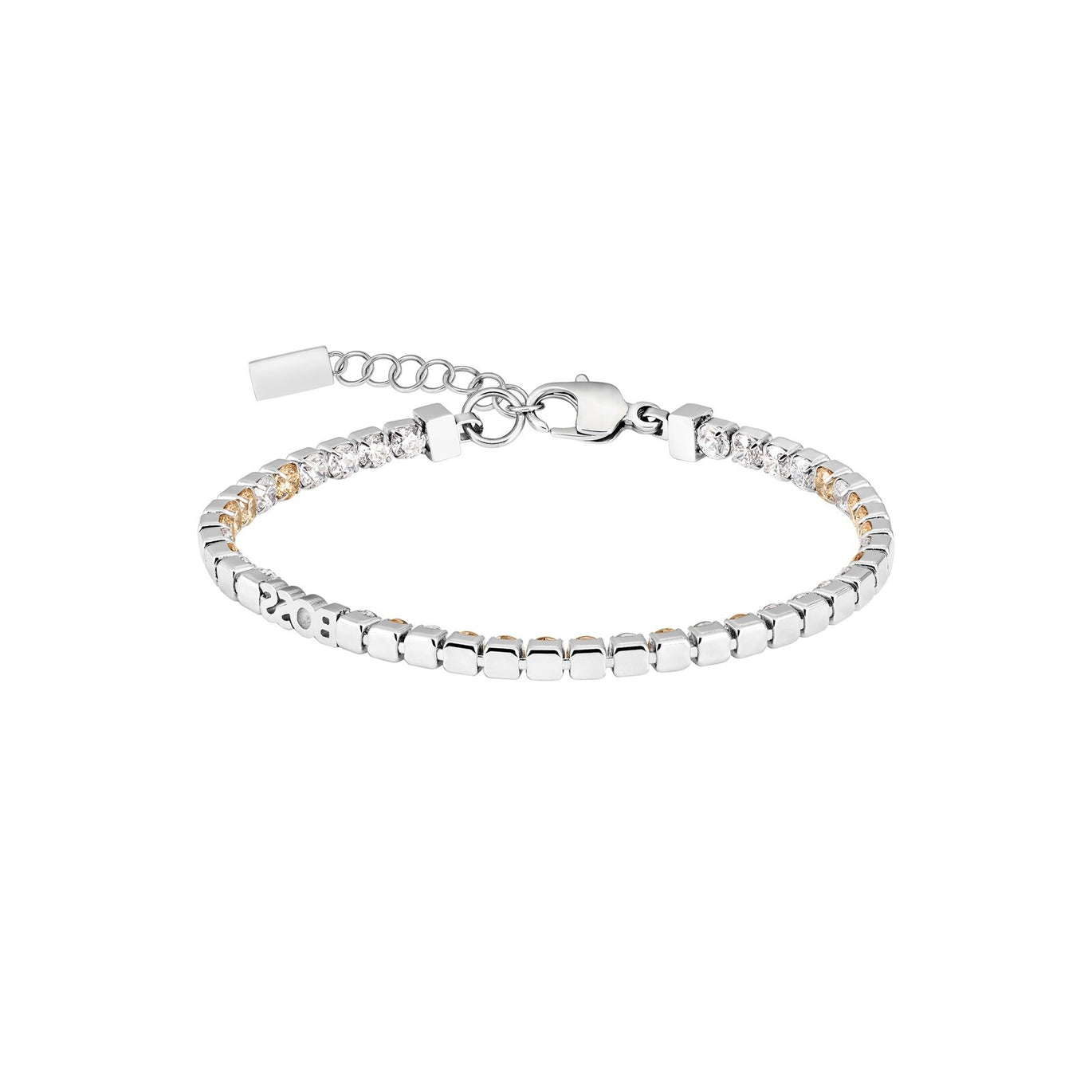 BOSS Ladies Kassy Multi Coloured Crystal Tennis Bracelet