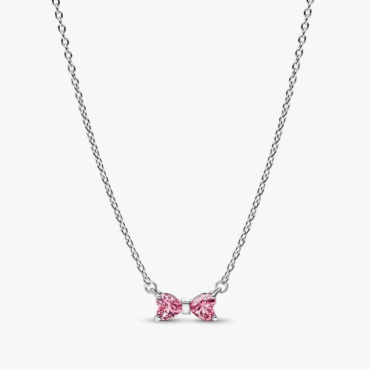 Pandora Bow Pendant Necklace
