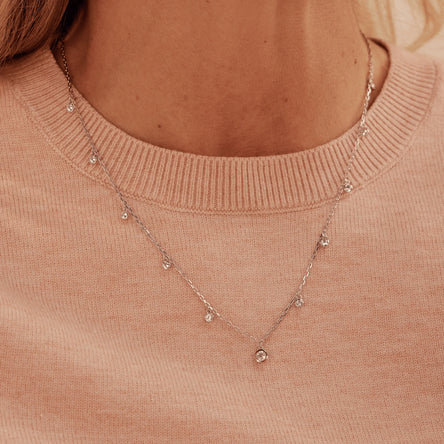 Clogau Celebration Sterling Silver Necklace with Topaz