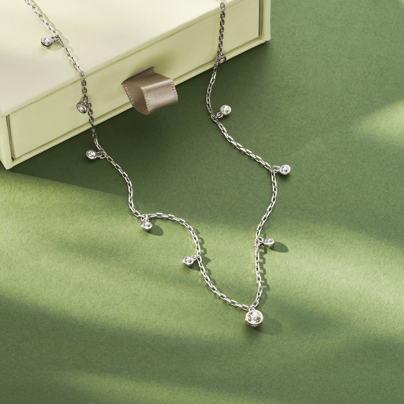 Clogau Celebration Sterling Silver Necklace with Topaz