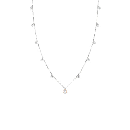 Clogau Celebration Sterling Silver Necklace with Topaz