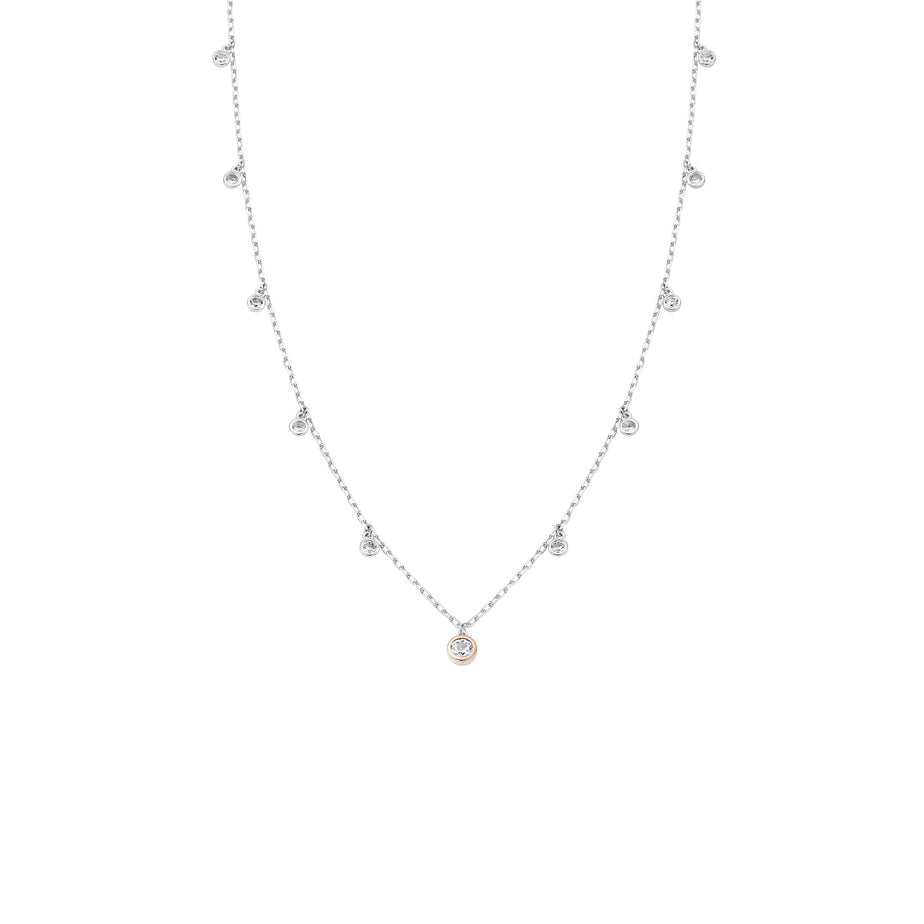 Clogau Celebration Sterling Silver Necklace with Topaz