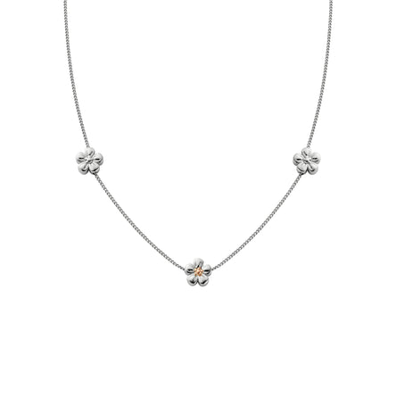 Clogau Nature's Wonder Sterling Silver Forget-Me-Not Adjustable Necklace