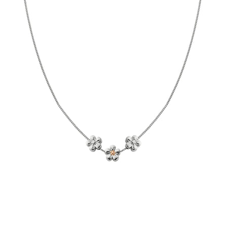 Clogau Nature's Wonder Sterling Silver Forget-Me-Not Adjustable Necklace