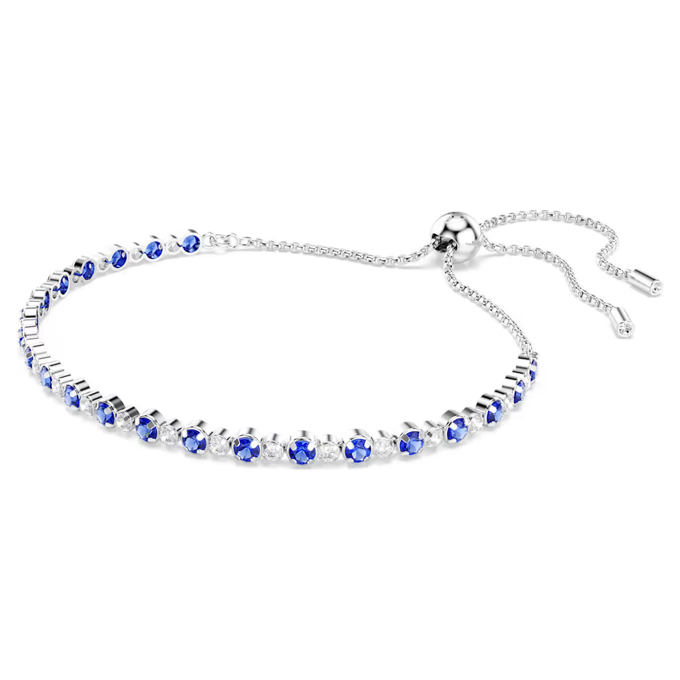 Swarovski Matrix Blue Tennis Bracelet