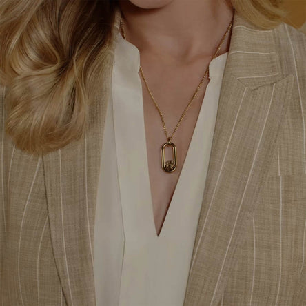 Hugo Boss Double B Gold Necklace