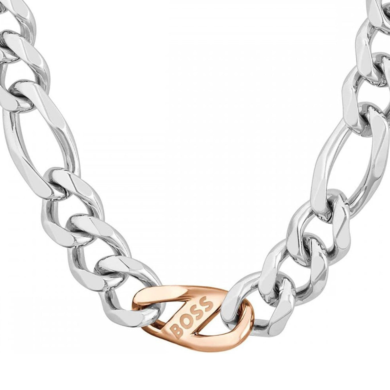 Boss Gents Rian Stainless Steel Link Necklace
