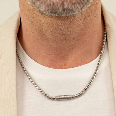 BOSS Men Doran Stainless Steel Necklace Chain