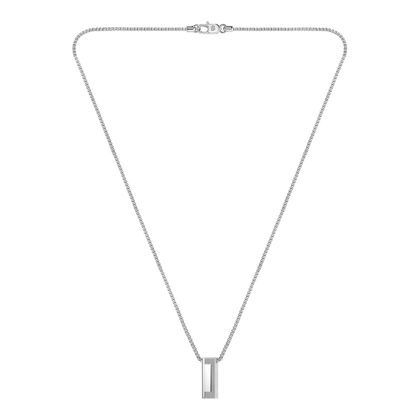 BOSS Candor Stainless Steel Bar Mens Necklace